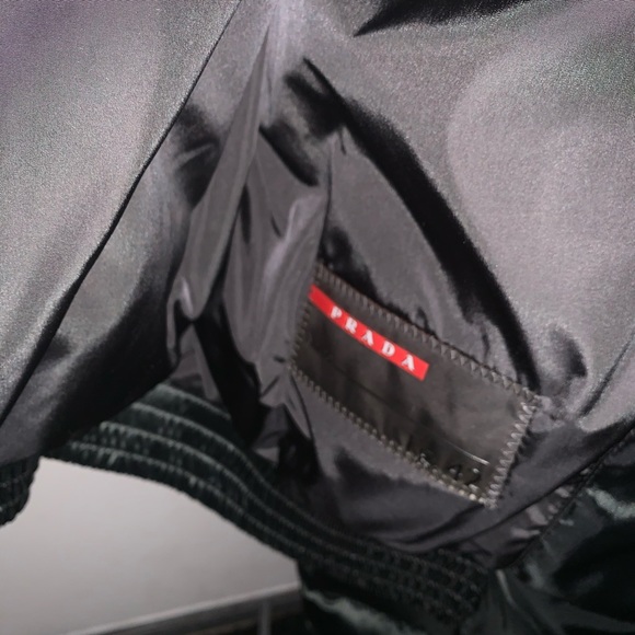 NWT Prada Down Puffer Jacket/Blue Fox Trim - Picture 6 of 8